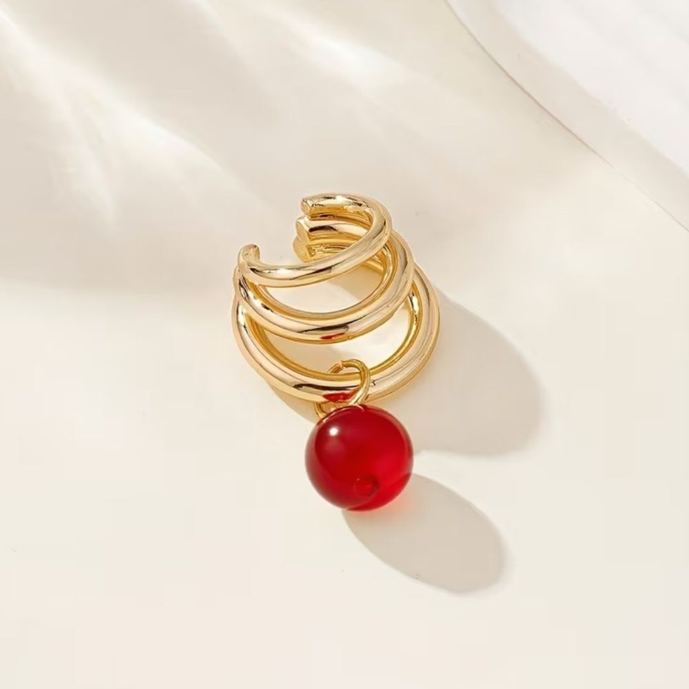 Stone ear cuff #2420